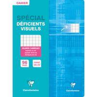 Cahier piqué déficients visuels 24x32cm 96p séyès noir 2,5mm 10/10 - Image 2