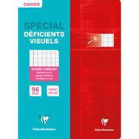 Cahier piqué déficients visuels 24x32cm 96p séyès noir 2,5mm 10/10 - Image 4