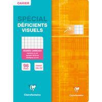 Cahier piqué déficients visuels 24x32cm 96p séyès noir 2,5mm 10/10 - Image 5