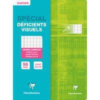 Cahier piqué déficients visuels 24x32cm 96p séyès noir 2,5mm 10/10 - Image 3