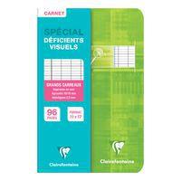 Carnet piqué déficients visuels 11x17cm 96p séyès noir 2,5mm 10/10 - Image 5