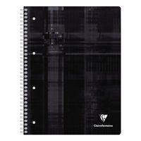 Cahier reliure intégrale 22,5x29,7cm 160p séyès perfo4 trous - Image 2