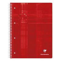 Cahier reliure intégrale 22,5x29,7cm 160p Q.5x5 perfo4 trous - Image 5