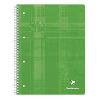 Cahier reliure intégrale 22,5x29,7cm 160p Q.5x5 perfo4 trous - Image 2