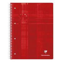 Cahier reliure intégrale 22,5x29,7cm 160p uni perfo4 trous - Image 2