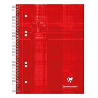 Cahier reliure intégrale 16x21cm 160p ligné perfo6 trous - Image 5