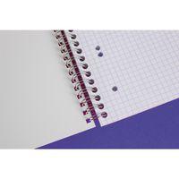 Cahier reliure intégrale 16x21cm 160p ligné perfo6 trous - Image 4