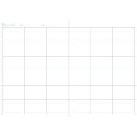 Agenda de bord 6 colonnes (36 cases/semaine) piqué 21x29,7cm 72p modèle allégé - Image 5