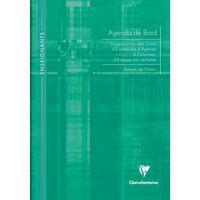 Agenda de bord 4 colonnes (24 cases/semaine) rembordé rigide 21x29,7cm 144p - Image 2