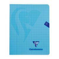 Mimesys cahier piqué polypro 16,5x21cm 72p Q.10x10 + marge coloris assortis - Image 3