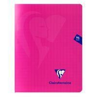 Mimesys cahier piqué polypro 17x22cm 96p séyès coloris assortis - Image 3