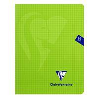 Mimesys cahier piqué polypro 17x22cm 96p Q.5x5 coloris assortis - Image 3