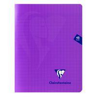 Mimesys cahier piqué polypro 17x22cm 48p séyès coloris assortis - Image 3