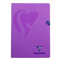 Mimesys cahier piqué polypro 21x29,7cm 120p ligné + marge coloris assortis - Image 2