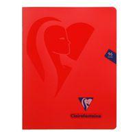 Mimesys album cahier piqué polypro 17x22cm 96p uni coloris assortis - Image 2