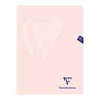 Mimesys PASTEL cahier piqué polypro 24x32cm 96p Q.5x5 + marge coloris assortis - Image 2
