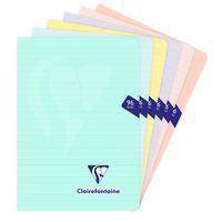 Mimesys PASTEL carnet piqué polypro 14,8x21cm 96p ligné coloris assortis - Image 5