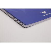 Mimesys cahier spiralé carte souple Folio 21,5x31cm 160p Q.4x4 + marge couleurs VIVES assorties - Image 2