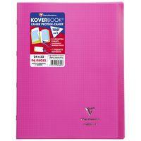 Koverbook piqué polypro transparent 10 couleurs ass 24x32cm 96p Q.5x5+marge livré en boîte prêt-à-vendre - Image 5