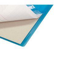 Koverbook bloc de cours agrafé grand côté perfo 4 trous 22,3x29,7cm 160p séyès coloris assortis - Image 4