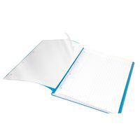 Koverbook bloc de cours agrafé grand côté perfo 4 trous 22,3x29,7cm 160p Q.5x5 + marge coloris assortis - Image 5