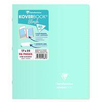 Koverbook BLUSH piqué PP bicolore opaque 17x22cm 96p ligné + marge coloris assortis - Image 3