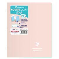 Koverbook BLUSH piqué PP bicolore opaque 17x22cm 96p ligné + marge coloris assortis - Image 4