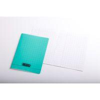 8000 POLYPRO,  Cahier piqué vert 17x22cm 32p Séyès3mm 90g - Image 3