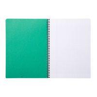 FOREVER premium, cahier reliure intégrale A4 90g recyclé Vert 120p détach Séyès - Image 5