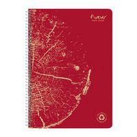 FOREVER premium, cahier reliure intégrale A4 90g recyclé 120p détachQ.5x5 coloris assortis - Image 3