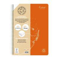 FOREVER premium, cahier reliure intégrale A4 90g recyclé 120p détachLigné coloris assortis - Image 5