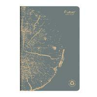 FOREVER premium cahier piqué 21x29,7cm 90g recyclé 96p Q.5x5 coloris assortis - Image 2