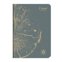 FOREVER premium carnet piqué 14,8x21cm 90g recyclé 96p ligné coloris assortis - Image 3