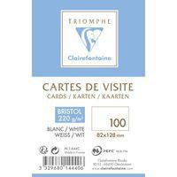 100 cartes visite 82x128 bristol 220g en bte plastique - Image 3