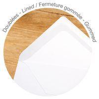 Combiné 20 Enveloppes gommées 90x140 plus 20 cartes - Image 2