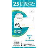 25 enveloppes Claircode 110x220 80g ss cello - Image 2