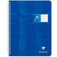 Cahier reliure intégrale déficients visuels 17x22cm 100p séyès noir 2,5mm 10/10 - Image principale