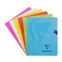 Mimesys cahier piqué polypro 16,5x21cm 72p Q.4x8 + marge coloris assortis - Image principale