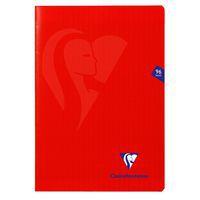 Mimesys cahier piqué polypro 21x29,7cm 96p séyès Rouge - Image principale