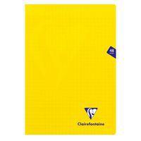 Mimesys cahier piqué polypro 21x29,7cm 48p séyès Jaune - Image principale