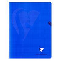 Mimesys cahier piqué polypro 24x32cm 96p Q.5x5 Bleu marine - Image principale