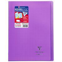 Koverbook piqué polypro transparent Violet 21x29,7cm 96p séyès - Image principale