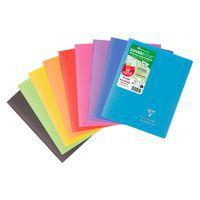 Koverbook piqué  couverture opaque en POLYPRO recyclé 9 couleurs ass 17x22cm 96p Q.5x5 livré en boîte prêt-à-v - Image principale