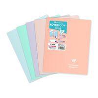 Koverbook BLUSH piqué PP bicolore opaque 17x22cm 96p ligné + marge coloris assortis - Image principale