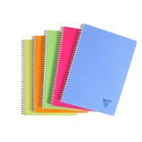 Linicolor cahier reliure intégrale 21x29,7cm 180p ligné + marge assortiment FRESH - Image principale