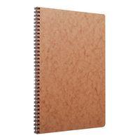 Age Bag  cahier reliure intégrale 21x29,7cm 100p Q.5x5 tabac - Image principale