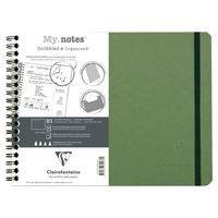 Age Bag My.Notes cahier reliure intégrale à marge détachable 25x19cm 120p détachDOT vert - Image principale