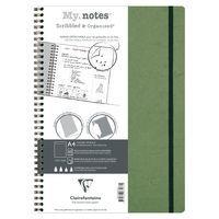 Age Bag My.Notes cahier reliure intégrale à marge détachable 21x29,7cm 120p détachDOT vert - Image principale