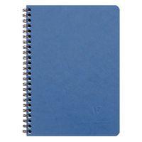 Age Bag carnet reliure intégrale à poches 14,8x21cm 120p détachligné bleu - Image principale