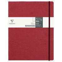 Age Bag My.Essential carnet cousu dos carré 19x25cm 192p DOT Rouge papier ivoire 90g - Image principale